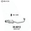MITSUBISHI MR431407 Middle Silencer